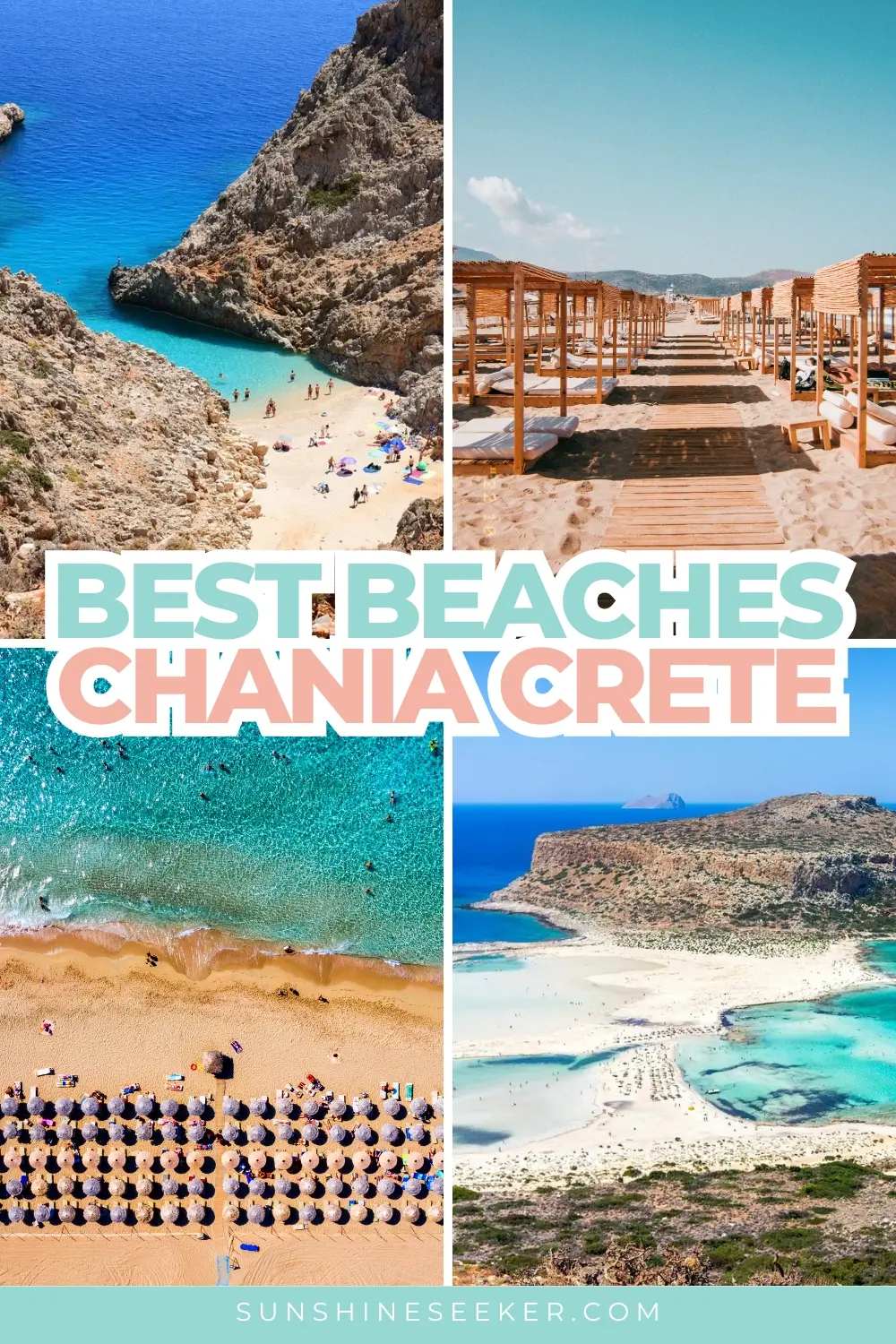 These are the best beaches in and close to Chania Crete. From Elafonisi to Balos Lagoon.