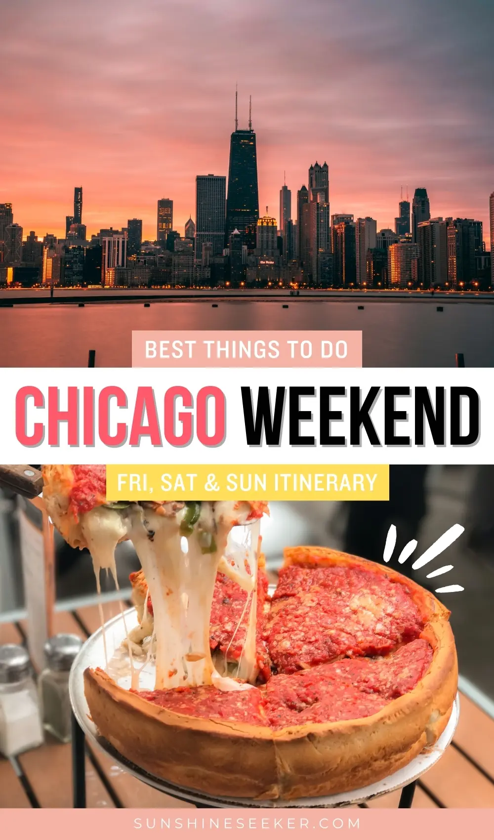 Are you wondering how to spend you weekend in Chicago? Click through for the perfect weekend itinerary created by a local. 