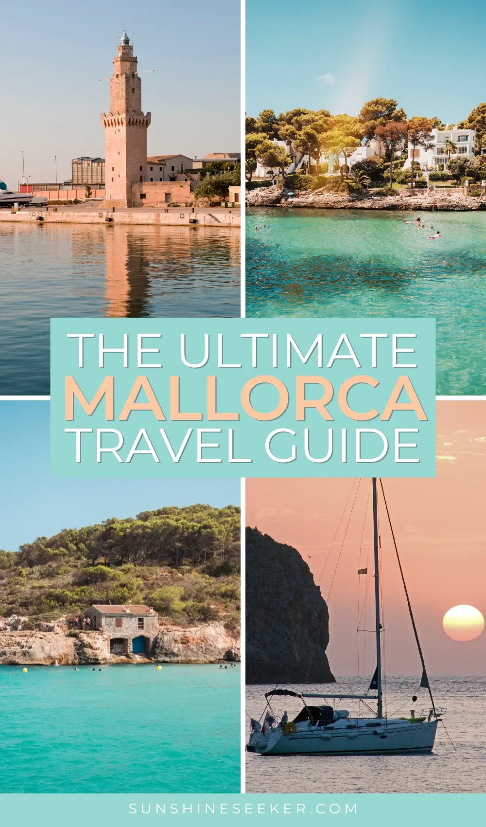 This is the only guide to Mallorca you'll ever need.  Best beaches in Mallorca, top things to do in Mallorca + a detailed map with all the best photo spots and cafés. Spain aesthetics.