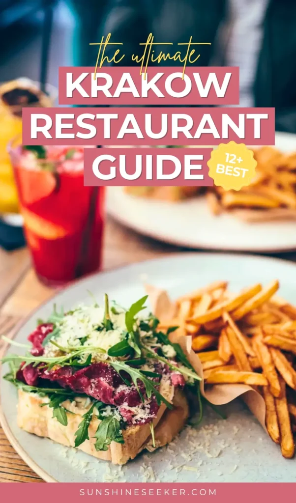 Click through for a complete Krakow restaurant guide. Discover the top 12 most mouthwatering restaurants in Krakow. From cozy Italian restaurants to pierogis and fried chicken.