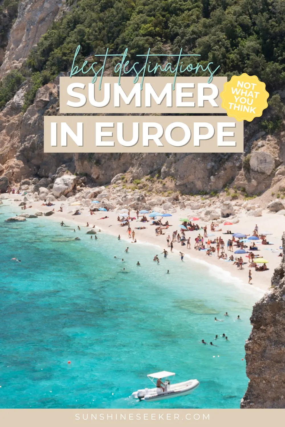 Discover the best summer destinations in Europe, but probably not the ones you are thinking about. From lesser-known islands to Medieval villages - these are the best destinations for your European bucket list. Menorca, Sardinia, Favignana ++ 