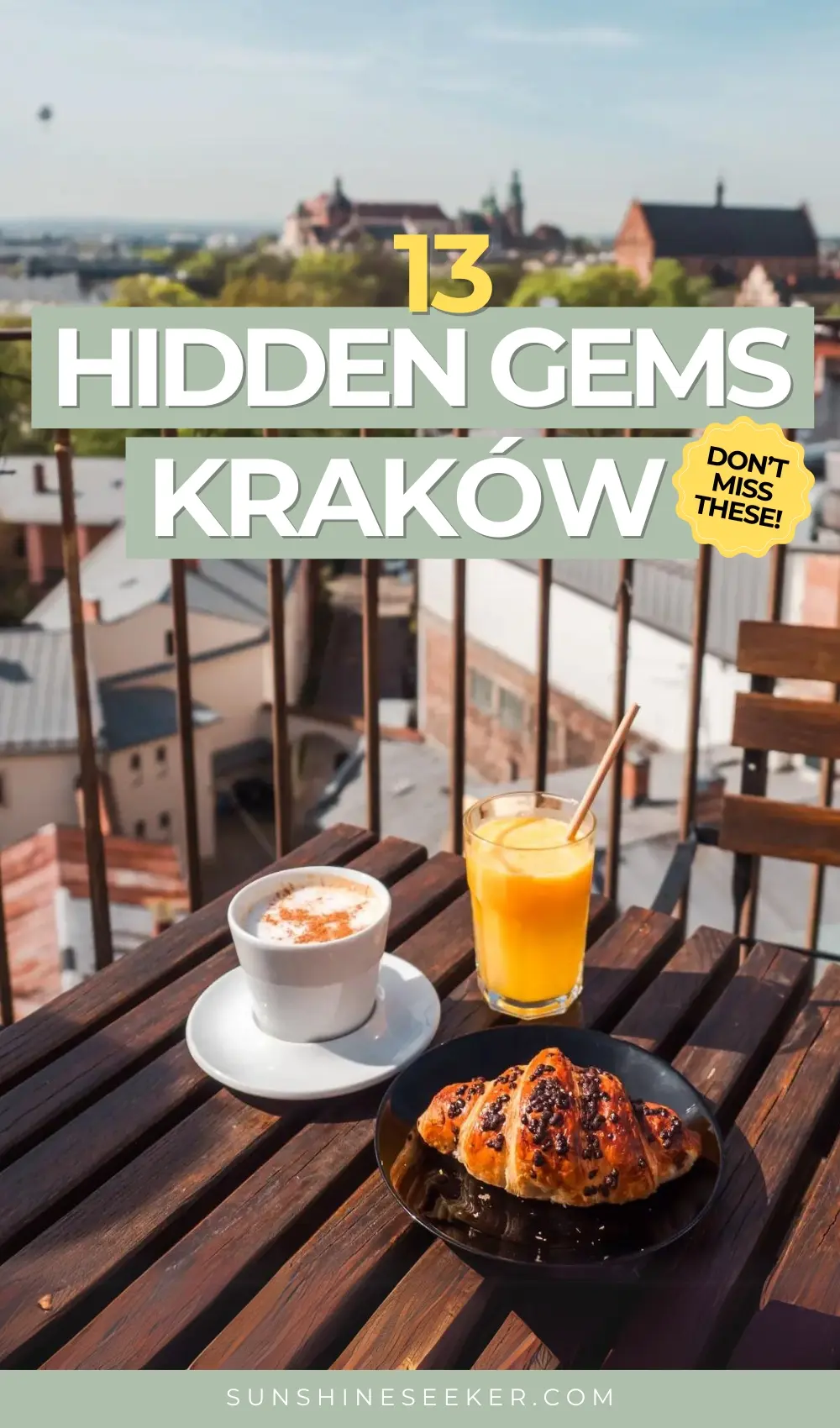 Don't miss these hidden gems in Krakow. From a spectacular church and hidden rooftop café to a movie set and stunning turquoise lake. These are some of the best things to do in Krakow, Poland.