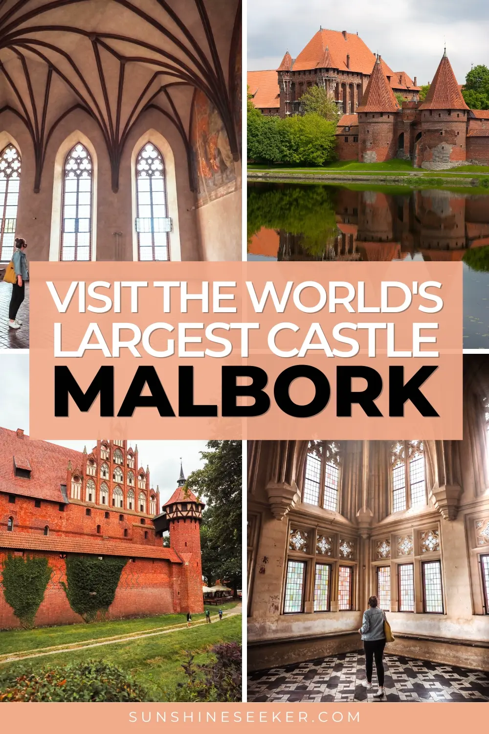 Click through for a complete guide to Malbork Castle in Poland. It is the largest castle in the world. What you need to know before visiting Malbork Castle.