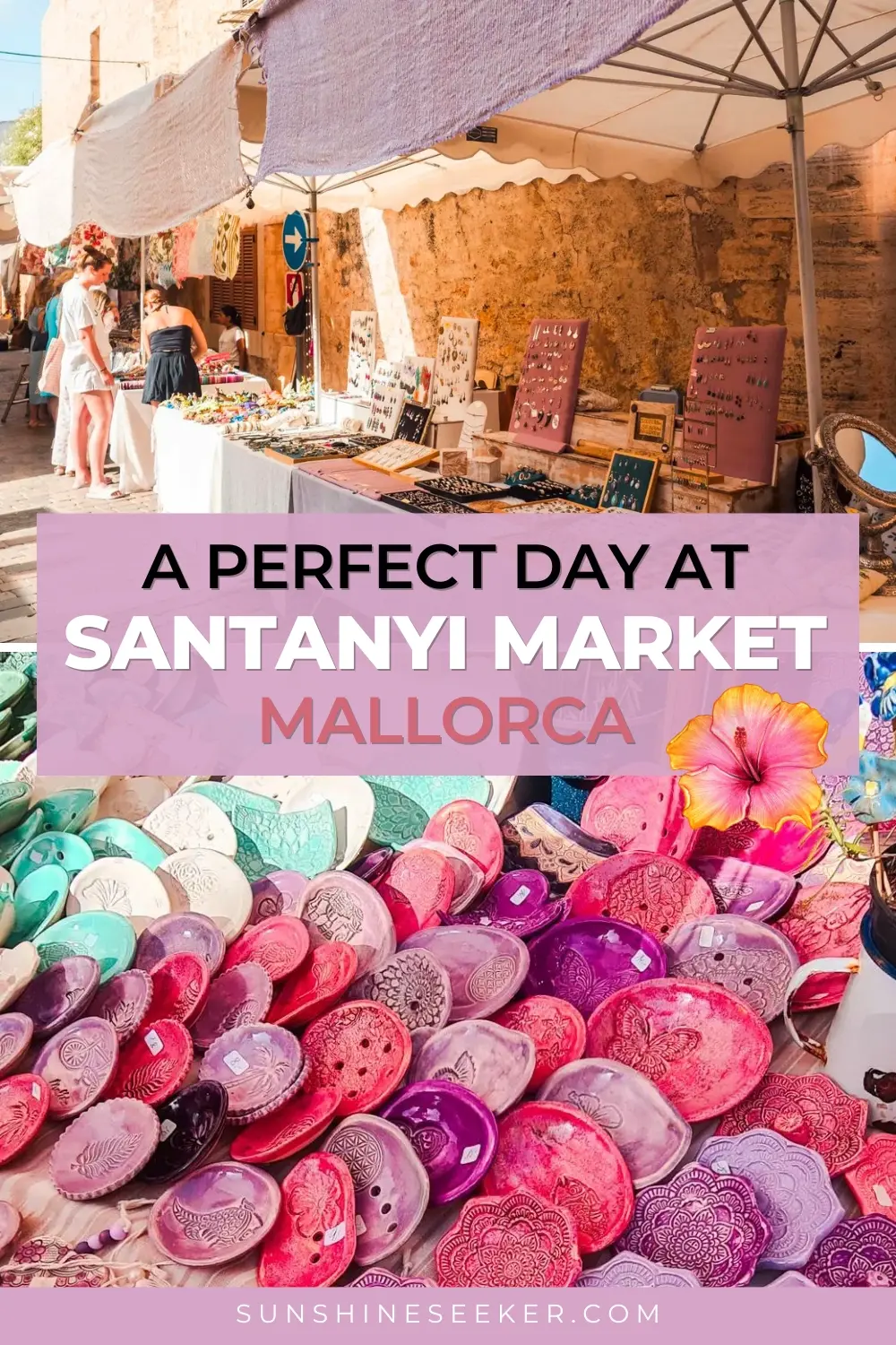 Everything you need to know before visiting Santanyi Market, one of the largest markets in Mallorca. What to buy, the best time to visit & what to expect. Best Mallorca market.