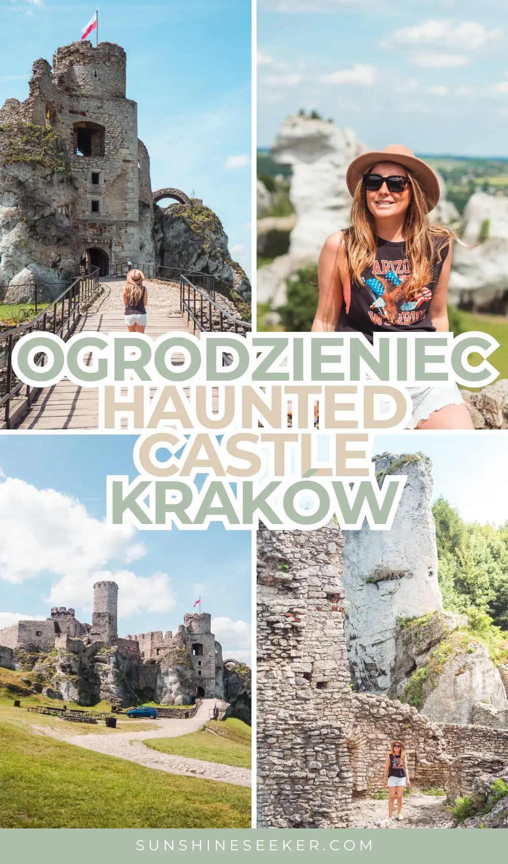 Don't miss the haunted Ogrodzieniec Castle while in Poland. Set in a parkland between unique limestone formations, this imposing castle ruin is a must. Zamek Ogrodzieniec, on the Trail of the Eagles' Nests, should be on any Poland Bucket List.