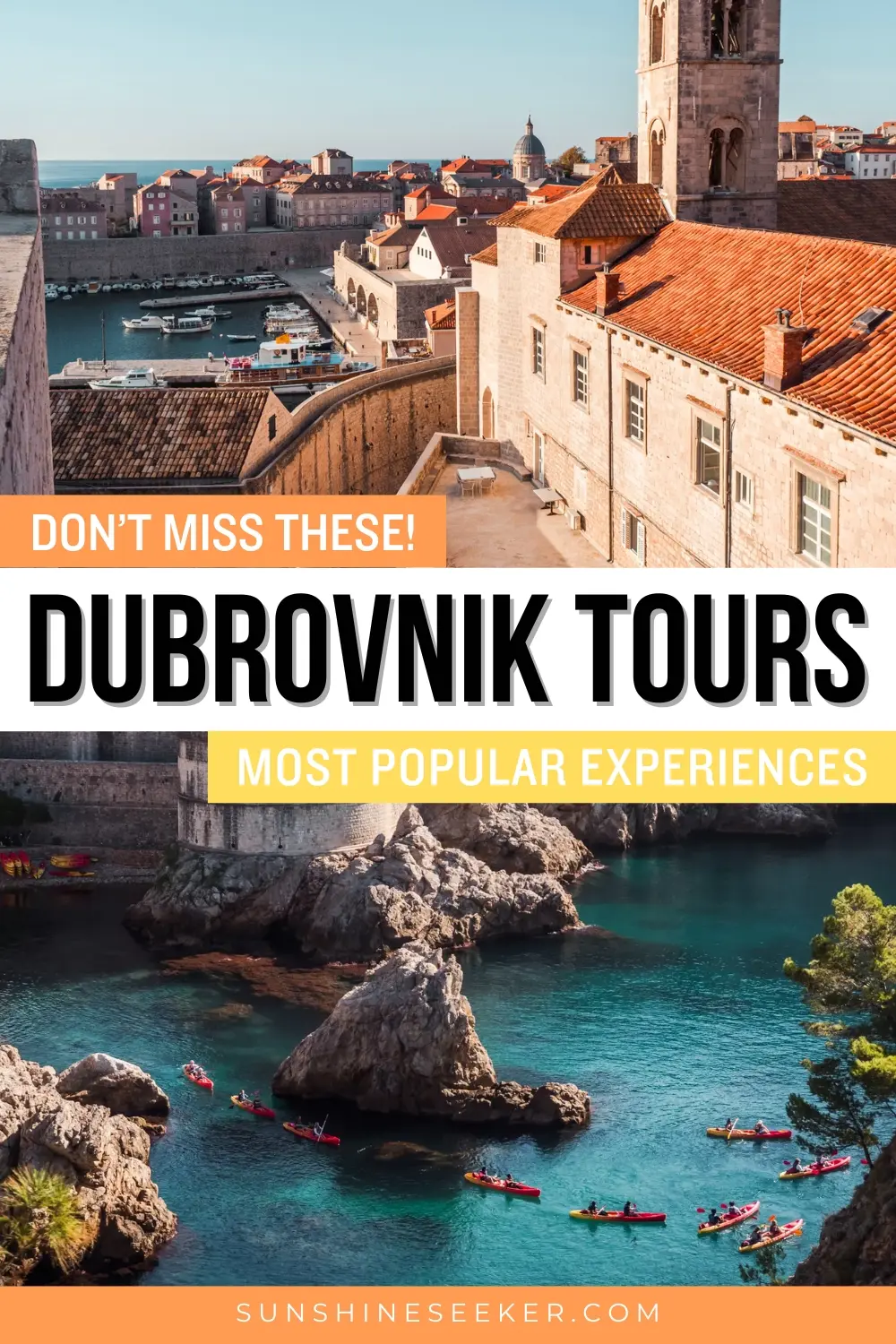 Don't miss these epic Dubrovnik tours. Explore Game of Thrones filming locations, see the gems of Dubrovnik Old Town or go on a kayaking adventure to Lokrum Islands. This is the best of Dubrovnik, Croatia.