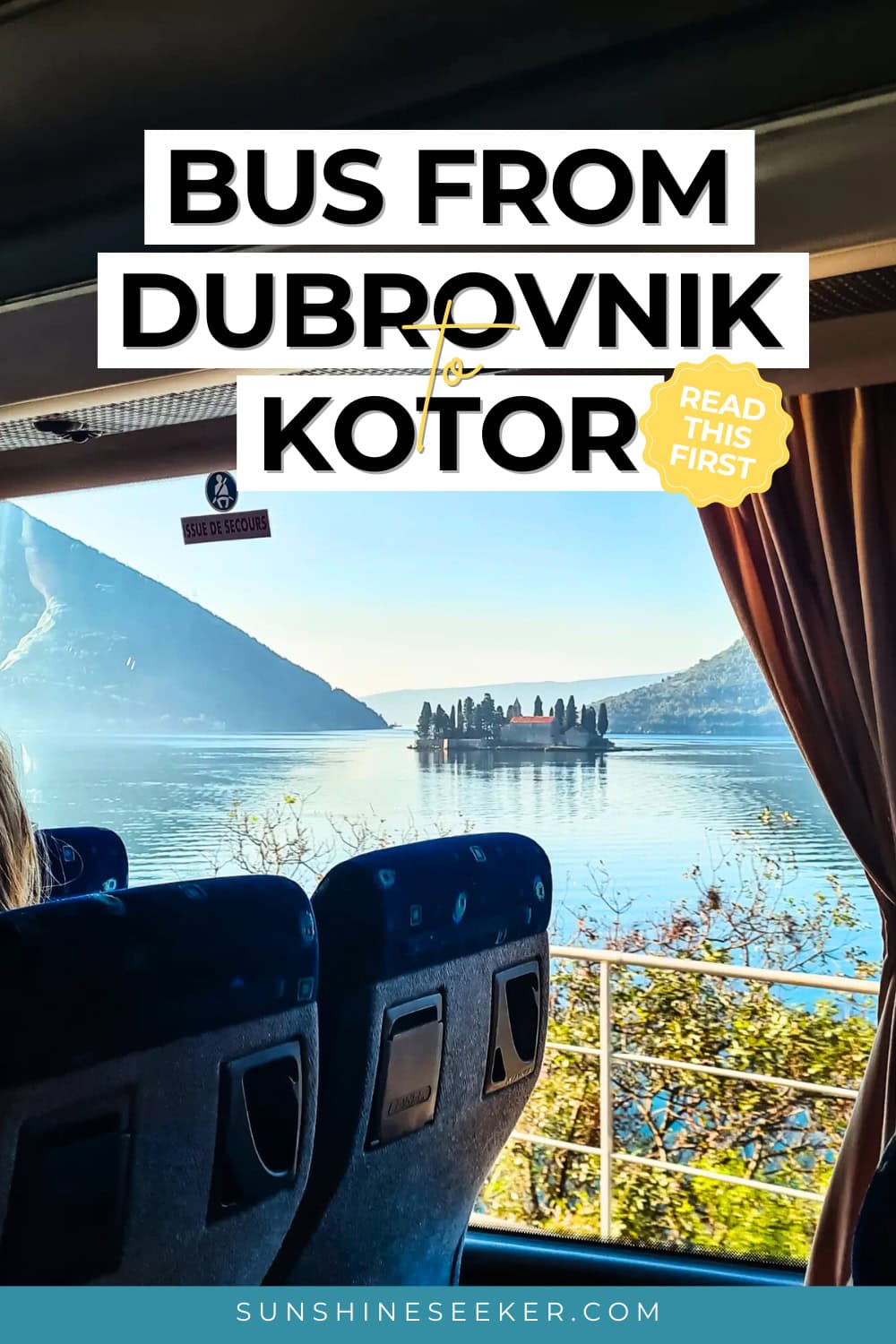 Are you taking the bus from Dubrovnik Croatia to Kotor Montenegro? Be sure to read this guide first. I'll go through where to buy your tickets, what to expect from the border crossings and what the actual travel time is. A day trip from Dubrovnik to Kotor is possible, but you need to know this!