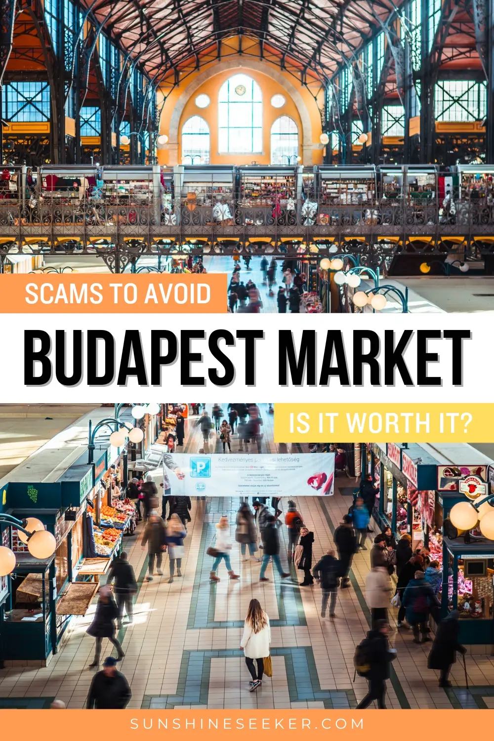 Is the Central Market Hall in Budapest worth visiting? Click through for a complete guide to visiting one of Budapest's most popular attractions + the most common scams to avoid at Budapest Central Market Hall.