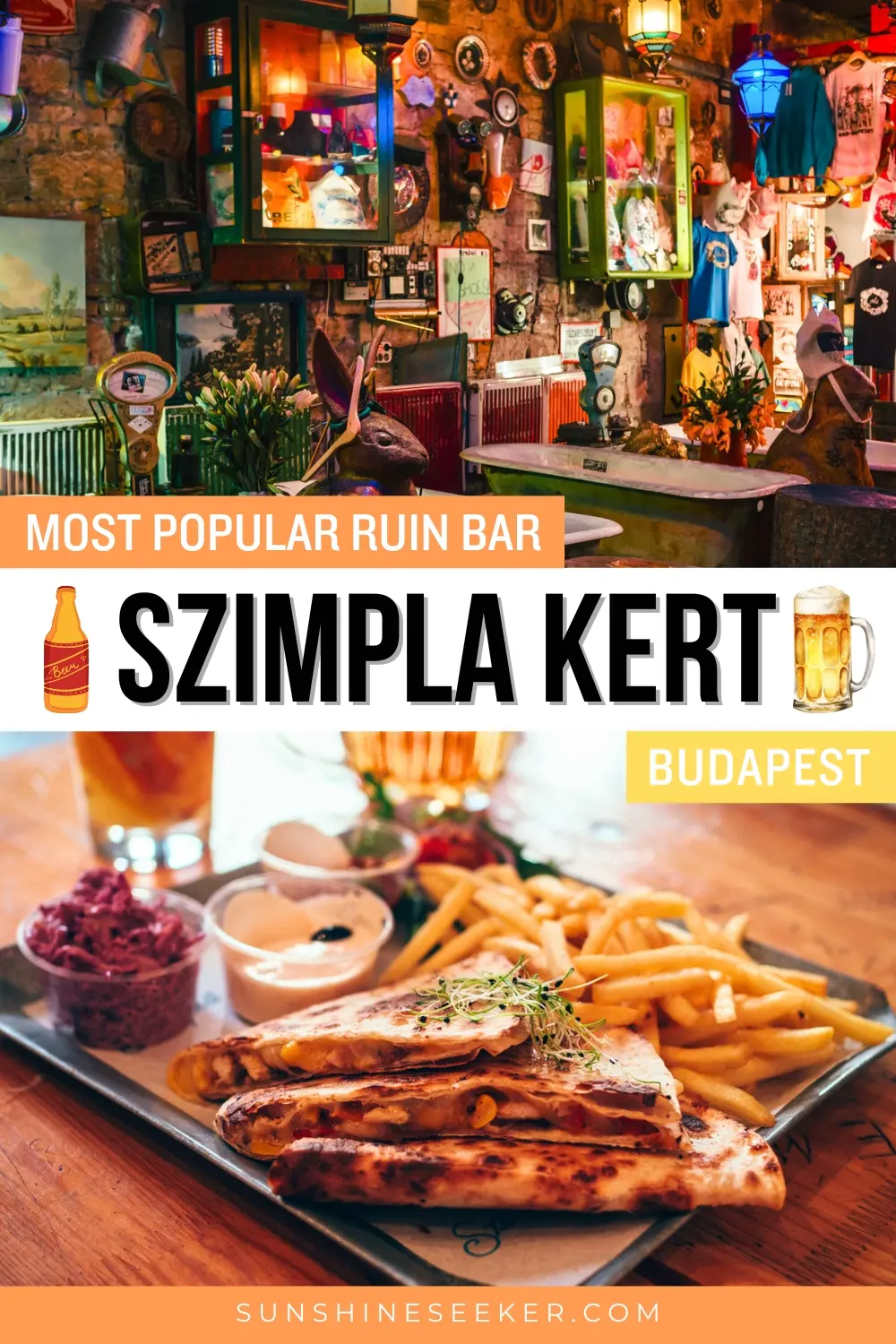 Don't miss the original ruin bar in Budapest! This is everything you need to know before visiting Szimpla Kert ruin bar in Budapest. What to expect during the day and night, what to wear and scams to avoid.