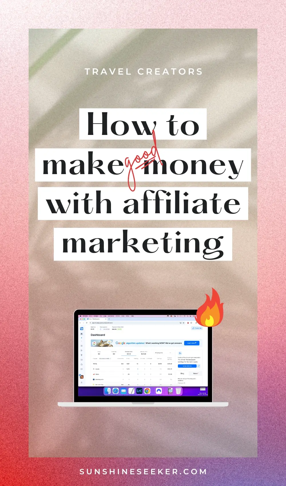How to make more passive income as a travel creator using affiliate platform Travelpayouts.
