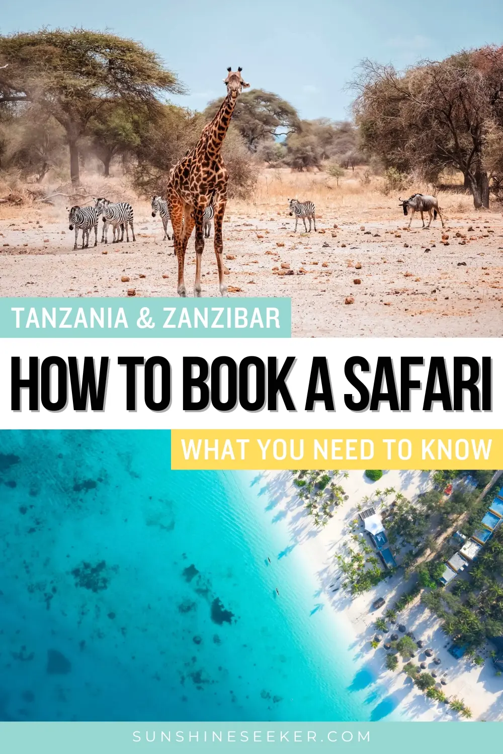 Do you need help with booking your safari in Tanzania and Zanzibar? Click through for a quick guide to what you need to know before booking your safari. I give you several options with supporting local safari companies in Tanzania and Zanzibar. You'll remember this trip forever!