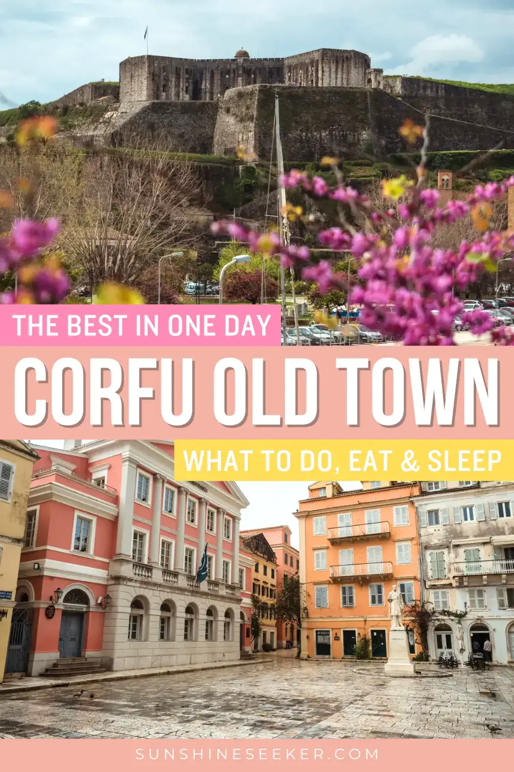 Wondering what to do in Corfu Old Town? This charming UNESCO World Heritage Site is full of history, hidden gems, and stunning architecture. From the Old Fortress and Spianada Square to quaint alleyways, local shops, and the best places to eat—this is the ultimate guide to Corfu Town. What to see in Corfu Old Town | Best things to do in Corfu Greece | Corfu Town itinerary