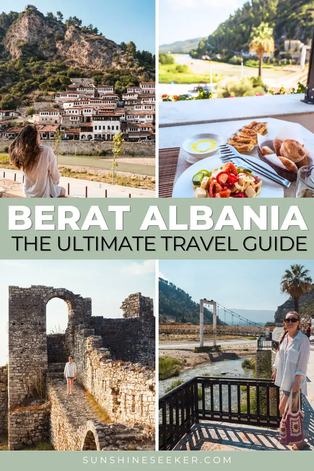 Planning a trip to Albania? Don’t miss Berat, one of the most beautiful and historic cities in the country. It is a UNESCO World Heritage Site with Ottoman architecture. This guide covers the best things to do in Berat, including what to see in the old town, where to eat, and easy day trips nearby │ Berat travel guide │ things to do in Berat Albania │ Berat Albania itinerary │ Berat old town │ UNESCO sites in Albania │ Albania road trip │ Berat restaurants │ travel Albania │ what to do in Berat