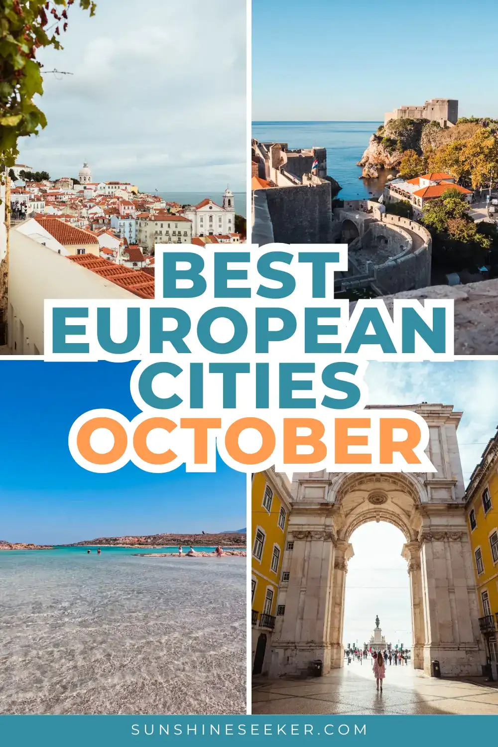 Dreaming of a fall getaway? October is the perfect month to explore Europe without the crowds or summer heat. From sunny beach towns to charming historic cities, discover the best European destinations to visit in October and why this season might just be the best time to travel.
Europe in October │ Best fall destinations Europe │ Where to travel in Europe October │ Europe travel tips │ Fall city breaks │ Off season Europe travel
