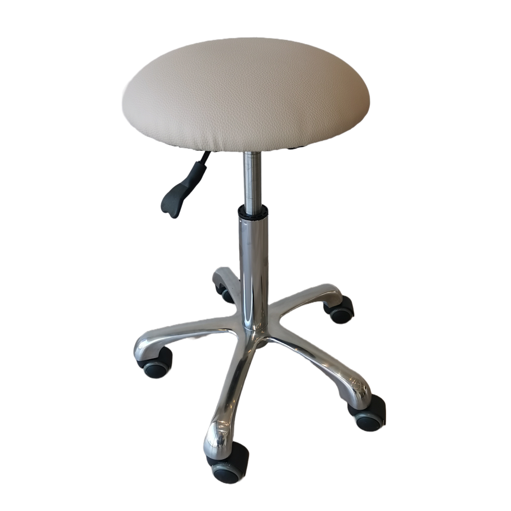 Tabouret avec assise ronde