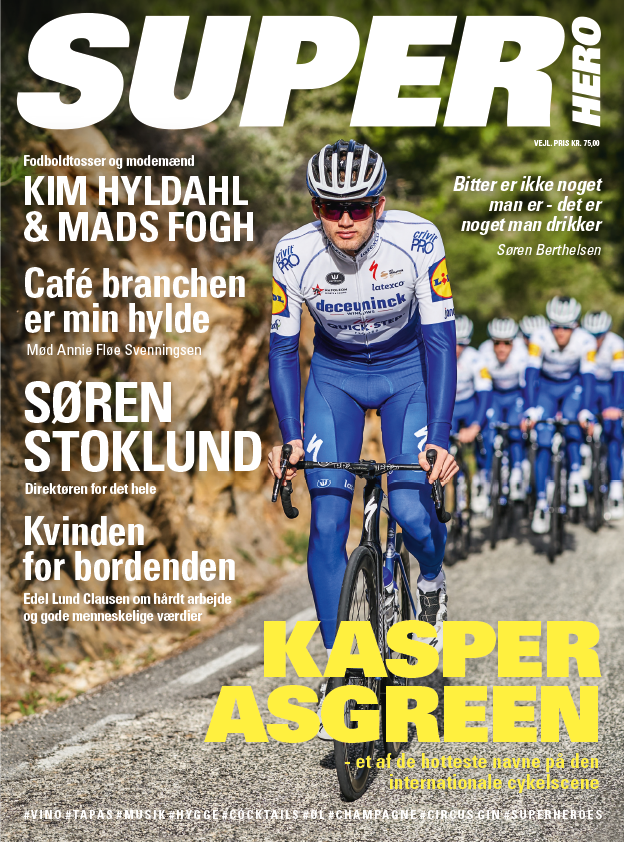 SUPERHERO Magazine Edition 3, Kasper Asgreen, Kim Hyldahl, Mads Fogh, Annie Fløe Svenningsen, Søren Stoklund, Edel Lund Clausen, Vinbaren Kolding