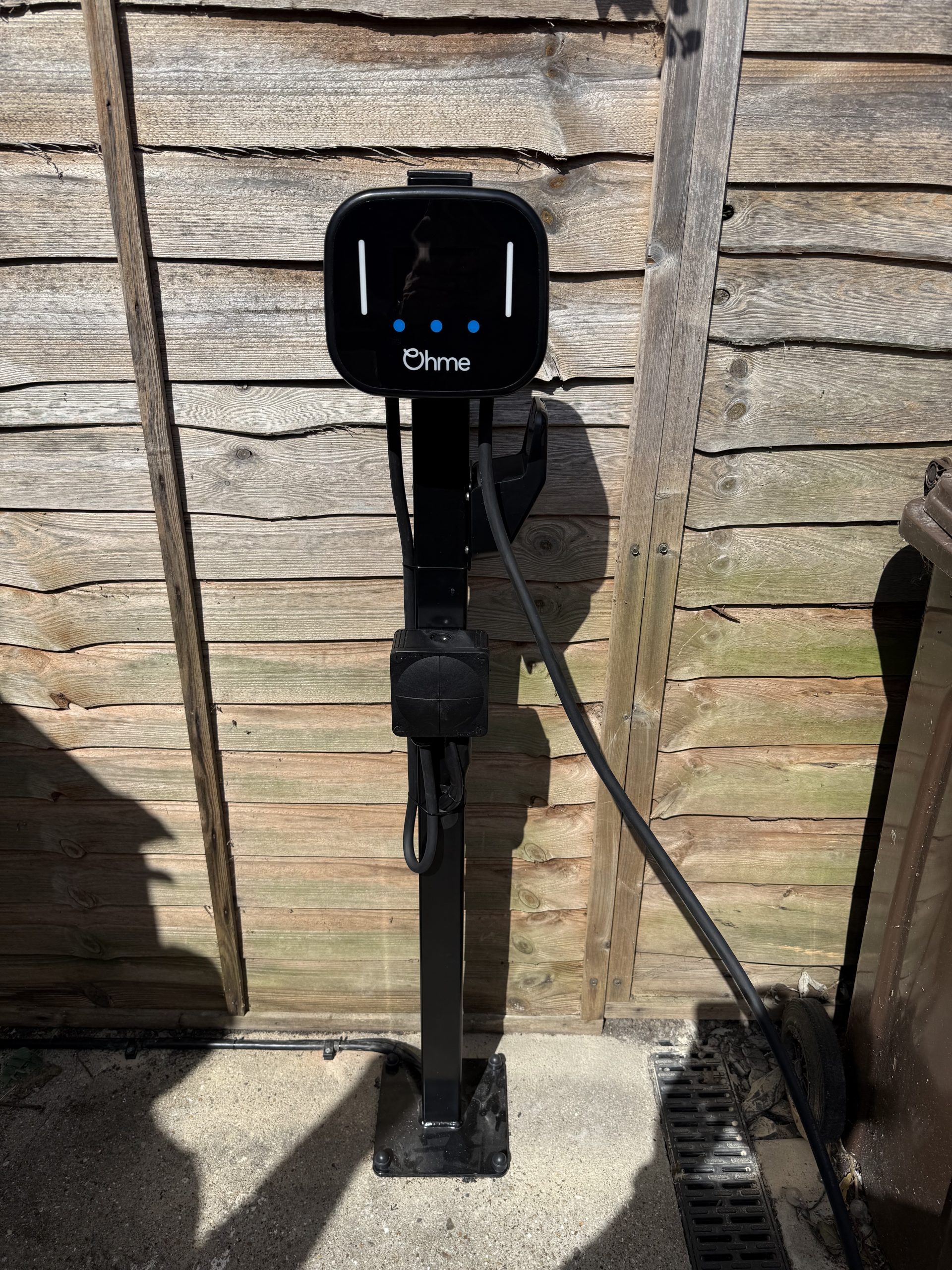 Home EV charger installed by DSG Electrical Services in Hastings
