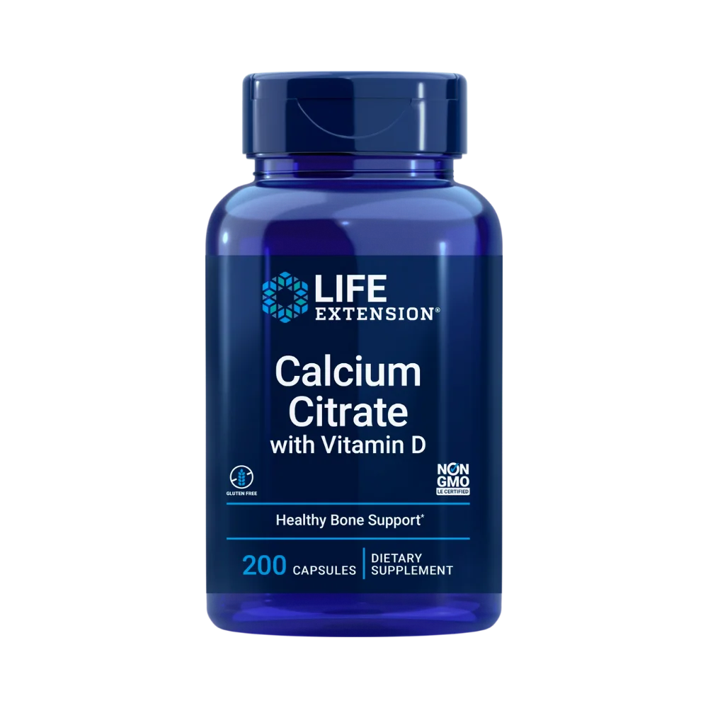 Life Extension Vitamin D3 Kalsium tilskudd