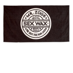 SEXWAX  TOWEL BLACK