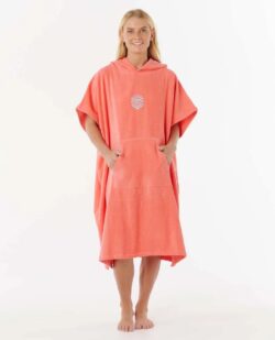 RIPCURL Classic Surf Hooded Towel Poncho ( PEACH)