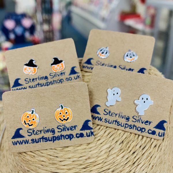 Halloween Studs Sterling Silver