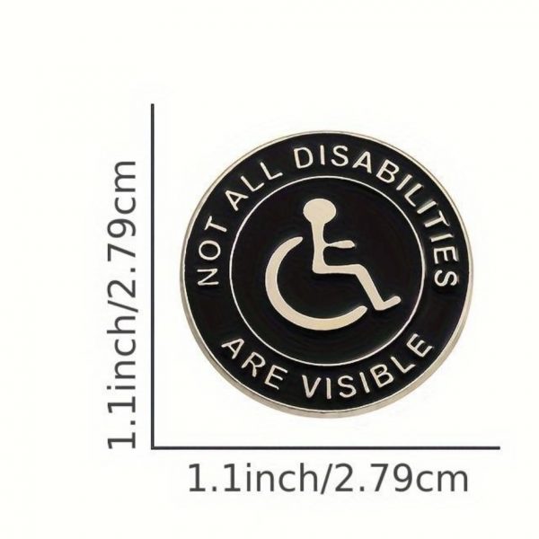 Pin Badge Not All Disabilities are Visible - Image 3