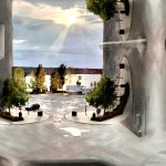 Automatische digitale tekening surrealisme