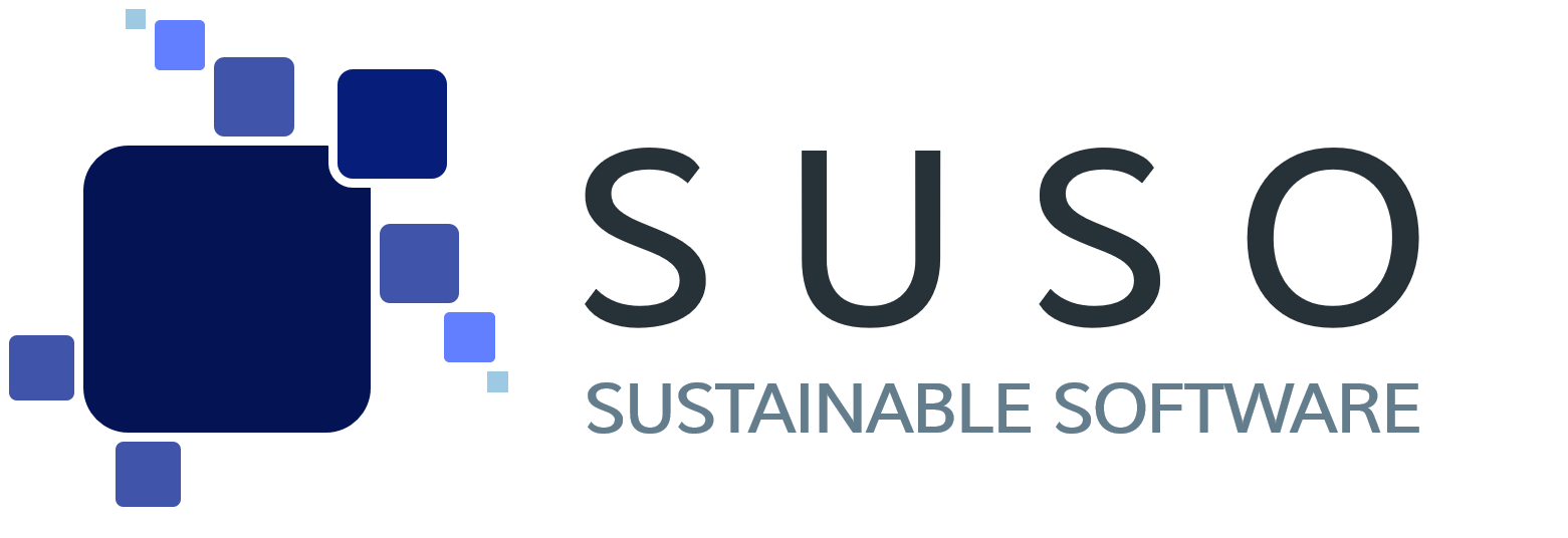 The Logo of SUSO - Sustainable Software (a blue turtle).