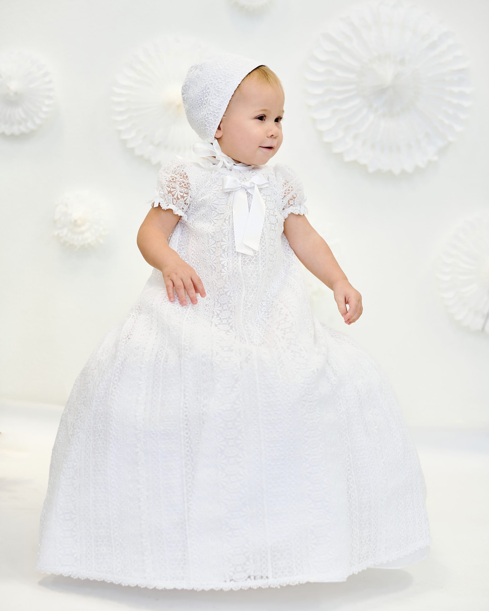 Christening Dress - 070020C | Baby Boutique Clothing