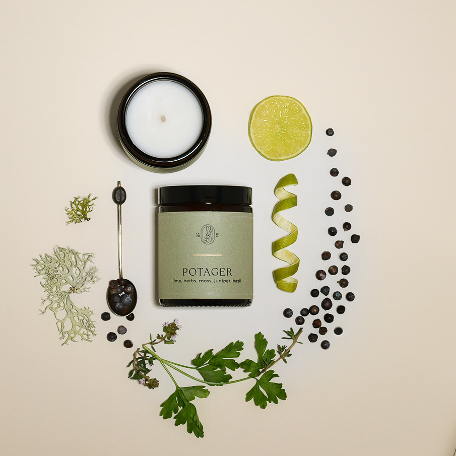 Botanical candle
