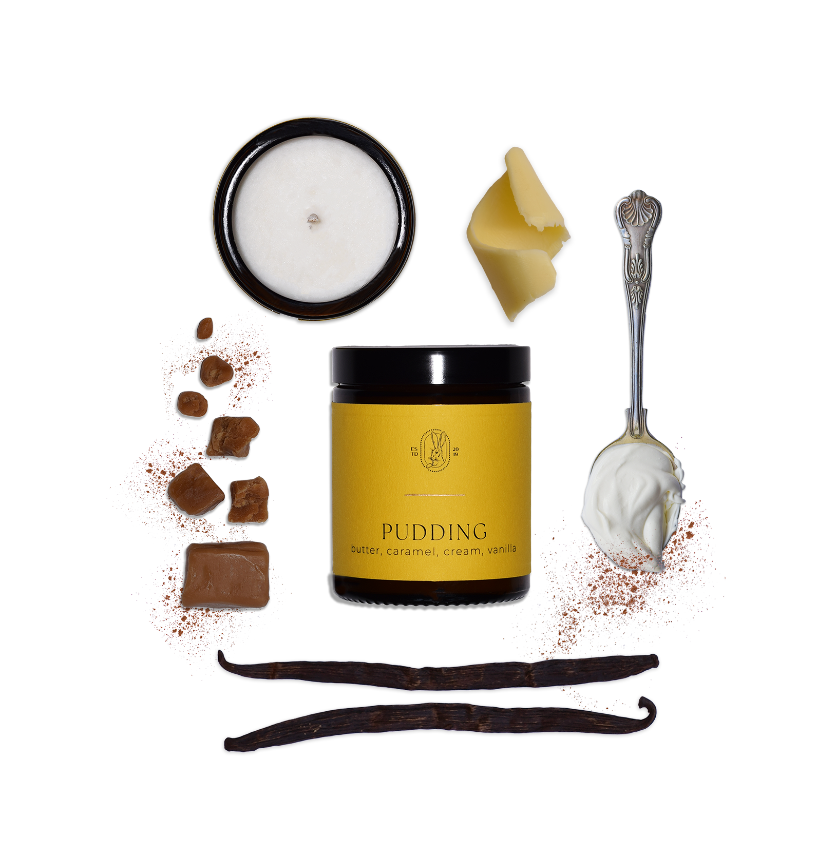Pudding candle