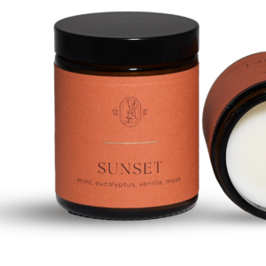 Sunset Candle