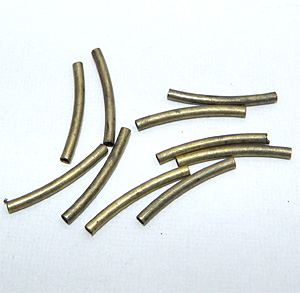 Bronsfärgade släta rör 20×2 mm