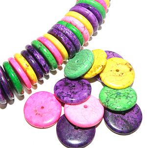 Färgad magnesit mixade hjul 16×3 mm