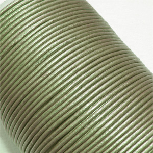 Äkta lädersnöre metallic ”Camoflague” 1 mm