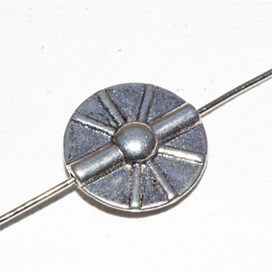 Antiksilverfärgad mellandel nav 16 mm