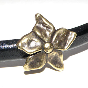 Bronsfärgad blomma 25 mm