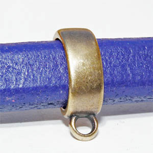 Bronsfärgad berlockhållare 18×5,5 mm