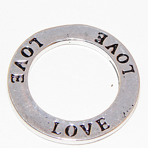 Tibetsilver affirmationsring ”Love” 22 mm