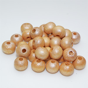 Träkulor aprikos 8 mm