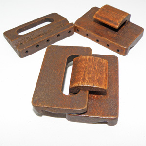 Trälås för 5 rader, 48x46 mm