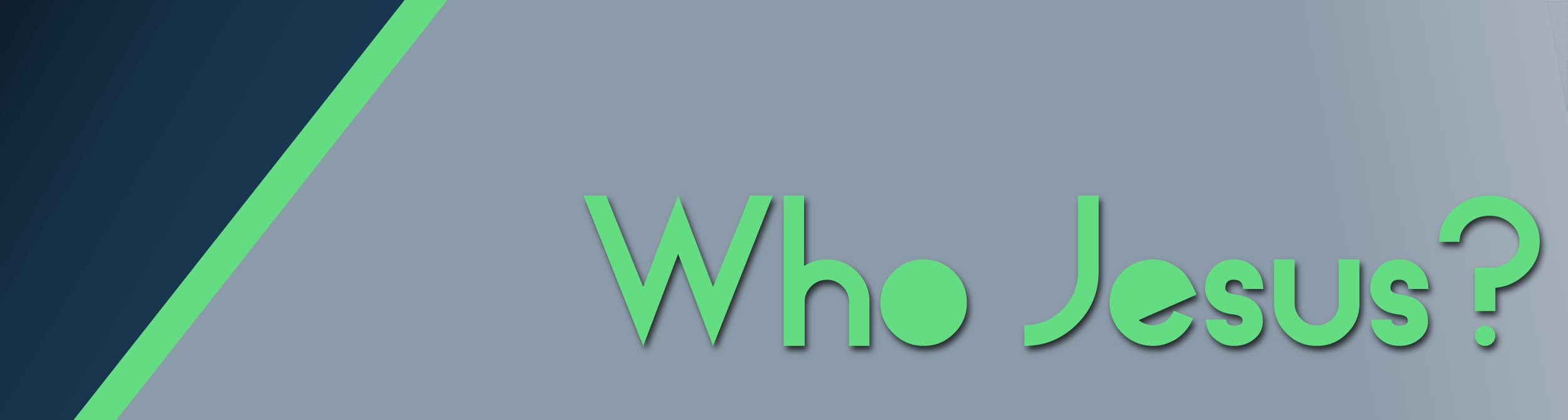 Who Jesus graphic