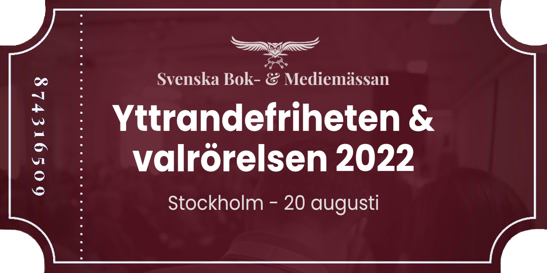 Svenska Bok- & Mediemässan 2022 Valrörelsen