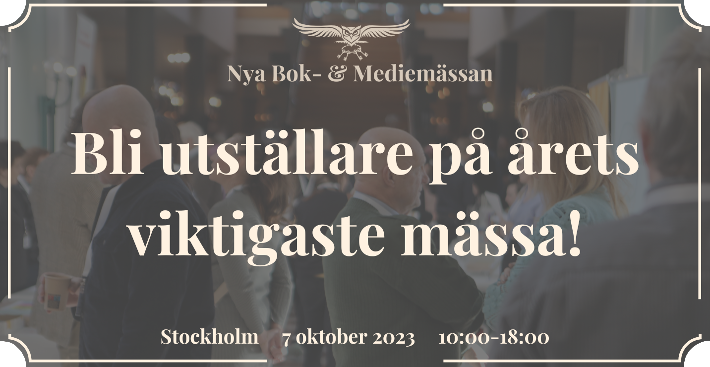 Nya Bok- & Mediemässan 2023 7 oktober