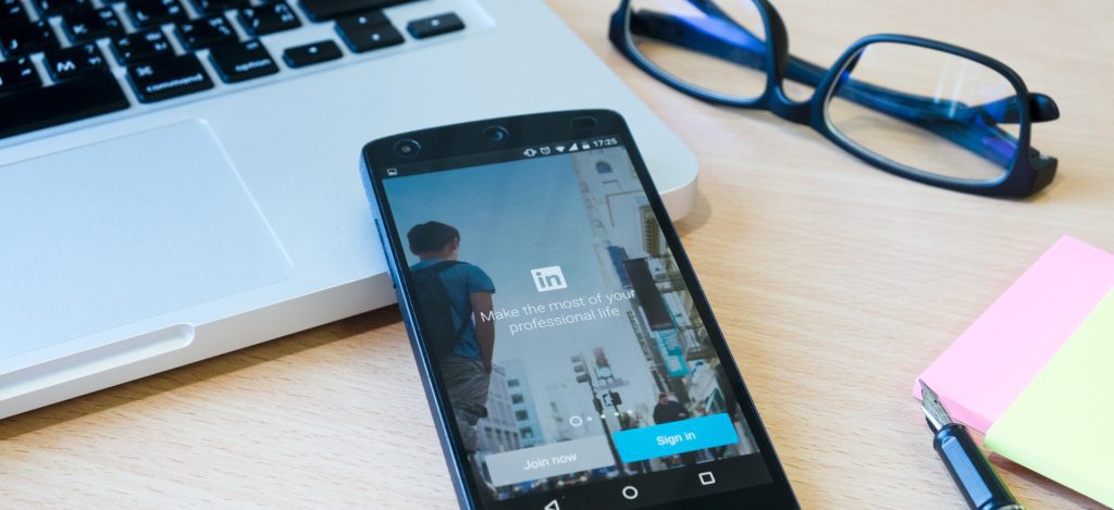 LinkedIn på mobilen