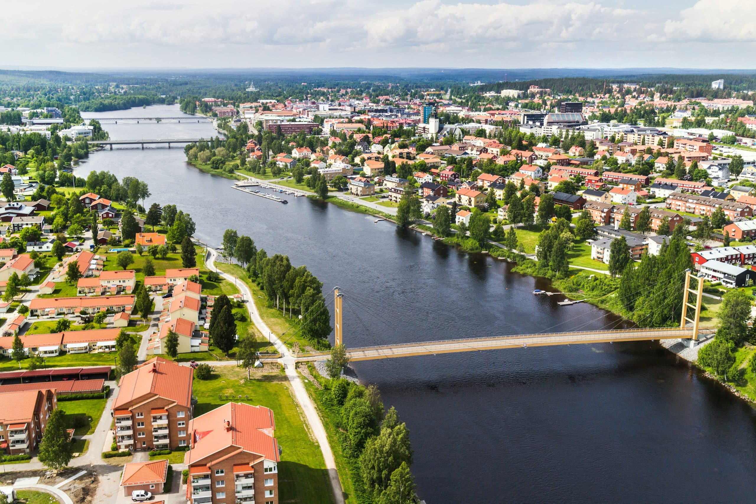 Vy över Älvsbacka Skellefteå Foto: Jonas Westling