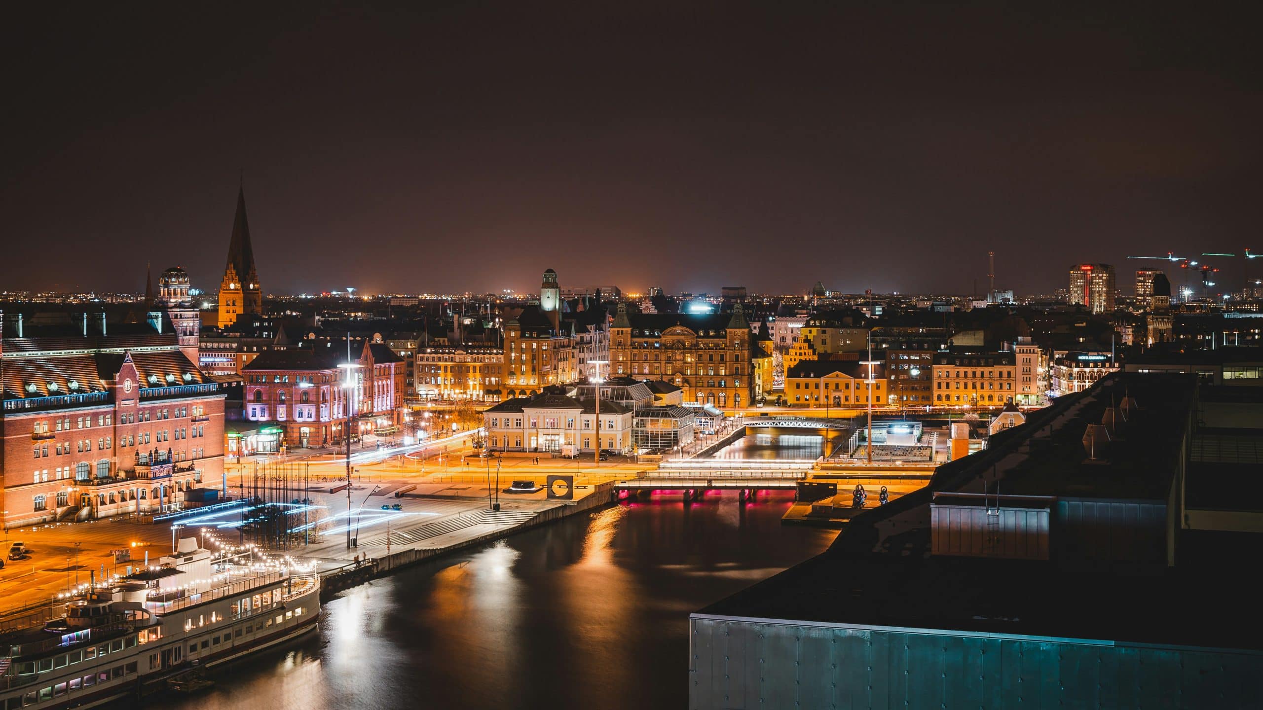 Bilden visar det hållbara samarbetet i Malmö.