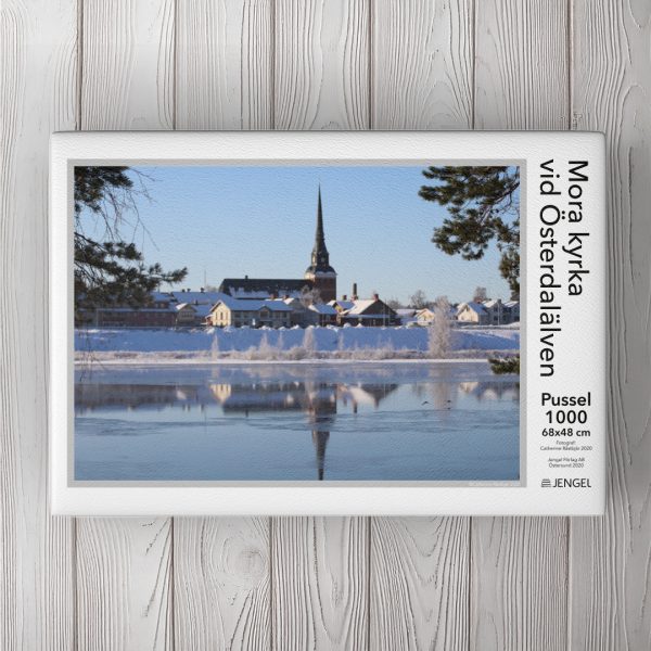Mora kyrka vid Österdalälven<br>Pussel 1000 bitar