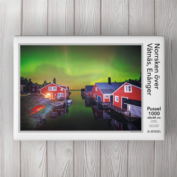 Norrsken över Våtnäs<br>Pussel 1000 bitar