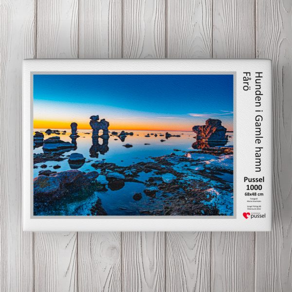 Hunden i Gamle hamn, Fårö<br>Pussel 1000 bitar